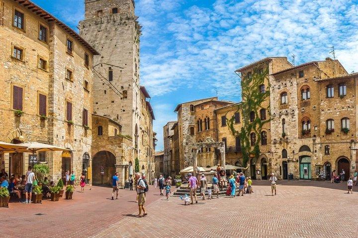 De Florença: Viagem ao Chianti com degustações e San Gimignano