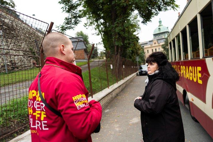 Prag Hoppa på hoppa av-tur med flodkryssning