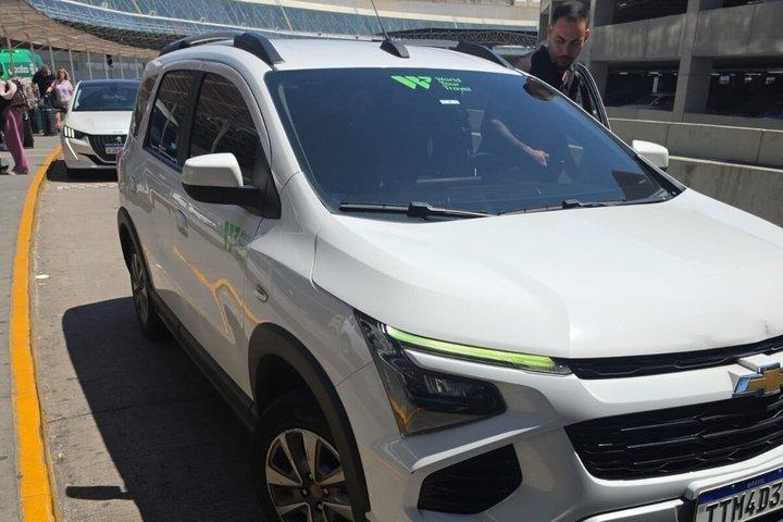 Traslado privativo Minivan GIG Rio Galeao aeroporto até 6 pax para Zona Sul
