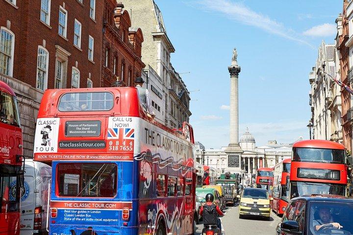 London Vintage Open Top Tour de ônibus com Guia ao vivo