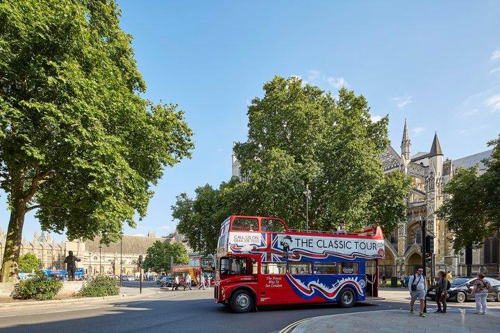 London Vintage Open Top Tour de ônibus com Guia ao vivo