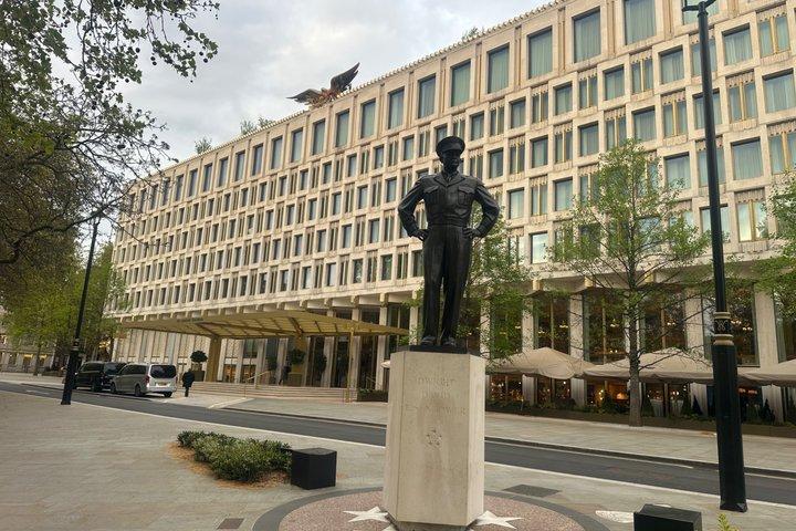 Amerikansk historia i London Privat Black Cab Tour med Pick Up
