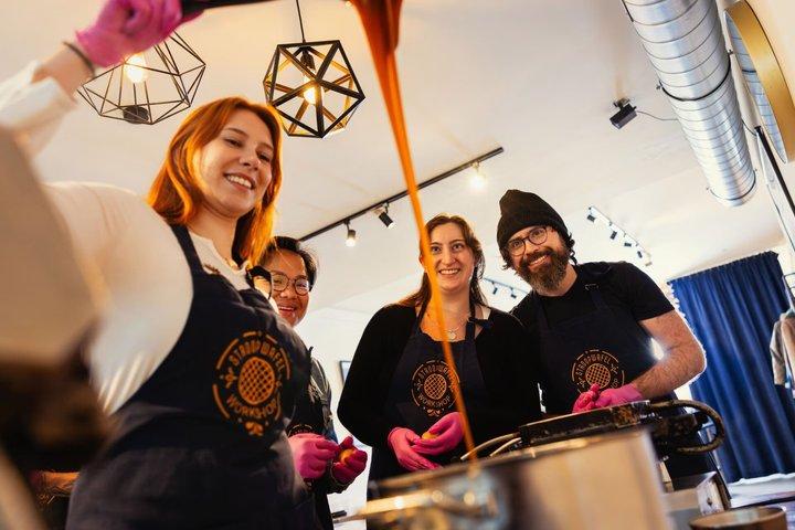 Ny Amsterdam morgenmad mad tur med Stroopwafel Workshop