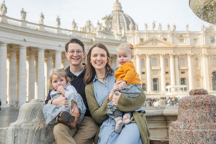 ローマで現地のカメラマンとプロの写真撮影