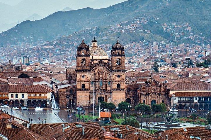 Cusco Saqsaywaman, Cristo Blanco och Plaza de Armas Cykeltur