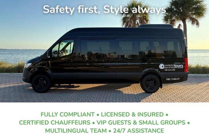 Privater Tür-zu-Tür-Transfer : Flughafen, Hafen & Hotels in Miami