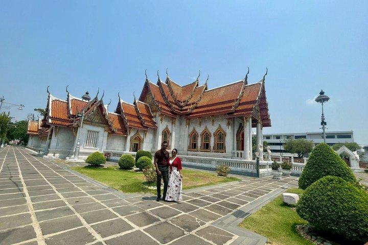 ゴールデンブッダ、寝仏、大理石寺院へのプライベートツアー