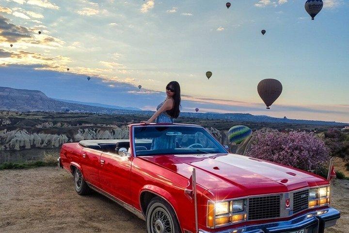 Sunrise Hot Air Balloon Ride e Tour de Carro Clássico na Cappadocia