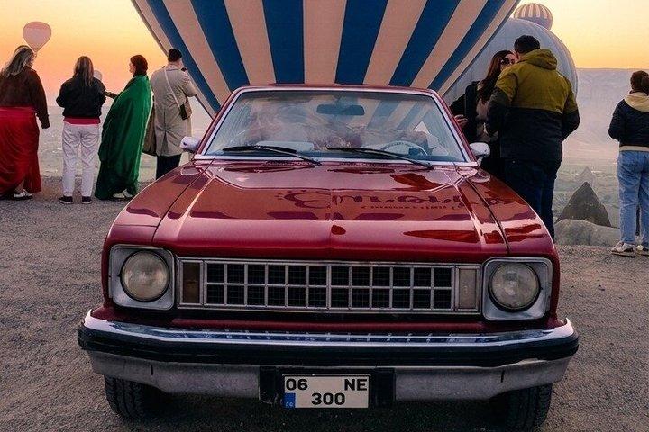 Sunrise Hot Air Balloon Ride e Tour de Carro Clássico na Cappadocia