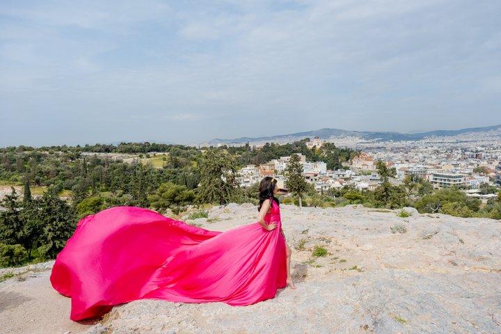 Fließendes Kleid Fotoshooting Athen - Privat