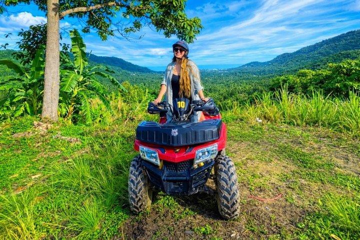 ATV 2時間 サムイ島マウンテンウェイのジャングルアドベンチャー