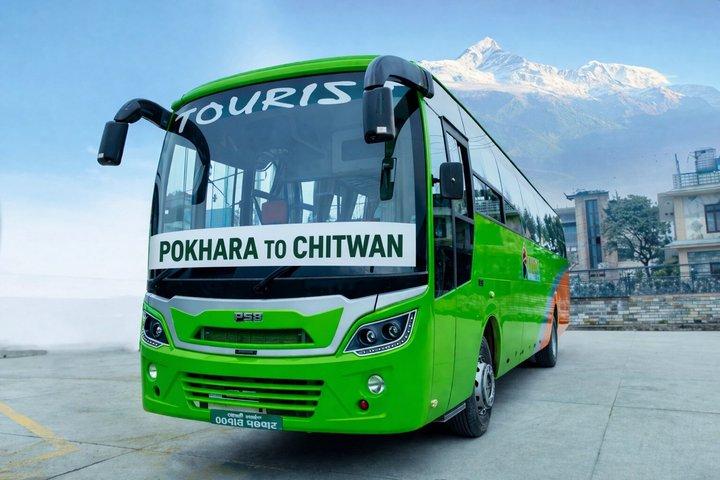 Pokhara nach Chitwan Tourist Bus Sofasitz