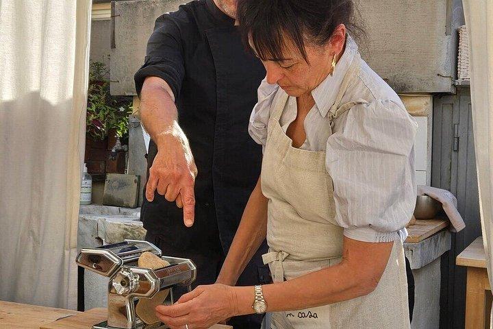 ジェノヴァで屋上料理教室：ペシュト、フレッシュパスタ＆ワイン