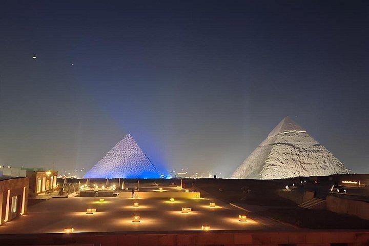 クフレストランとギザのピラミッドとグレートスフィンクスダイニングツアー