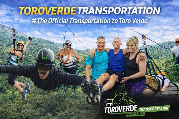 Oferta especial : Toro Verde 7 - Tirolesa + The BEAST Tirolesa + Transporte