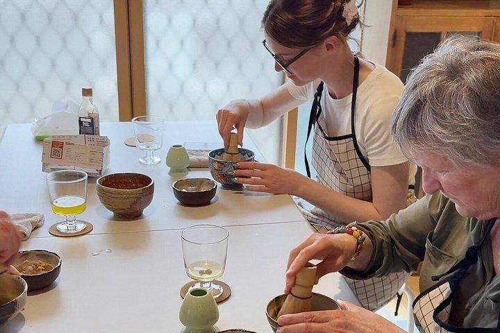 日本語ビーガンだしラーメン＆寿司＆抹茶を作る