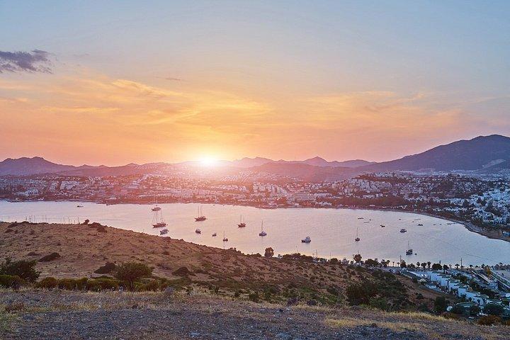 ボドラムプライベートサンセットツアー風車海岸と夕景