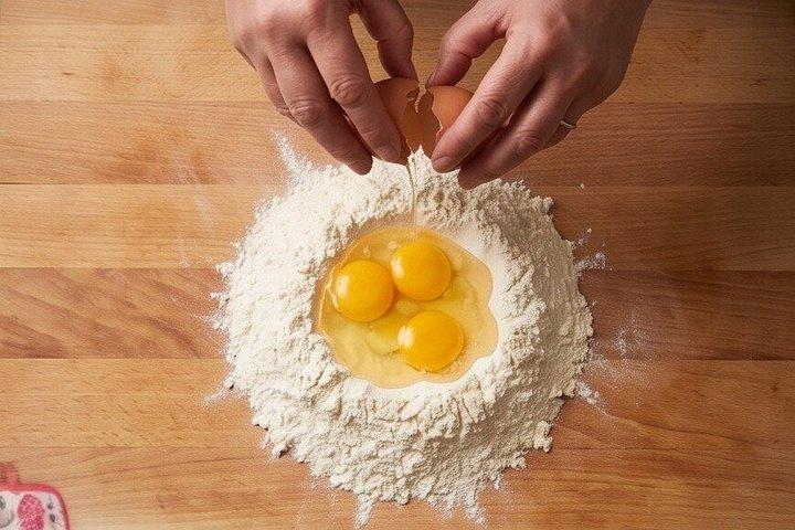 ナポリ体験料理教室：ニョッキ、ラヴィオリ、ティラミス＆ワイン
