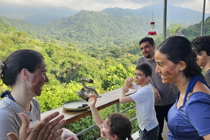 ミンカ：エコハイキング、コーヒー農園、カカオ、自然の滝