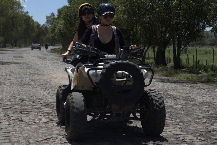 Teotihuacan by quad bike with Guide and shot morning and afternoon