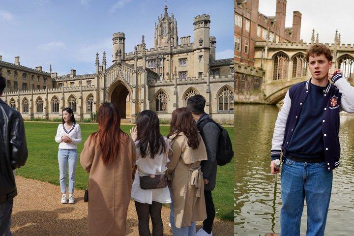 Visita combinada compartida a pie y Punting de Cambridge