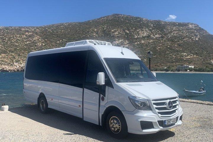 Trasferimento condiviso di sola andata dall'aeroporto di Naxos Port all'hotel