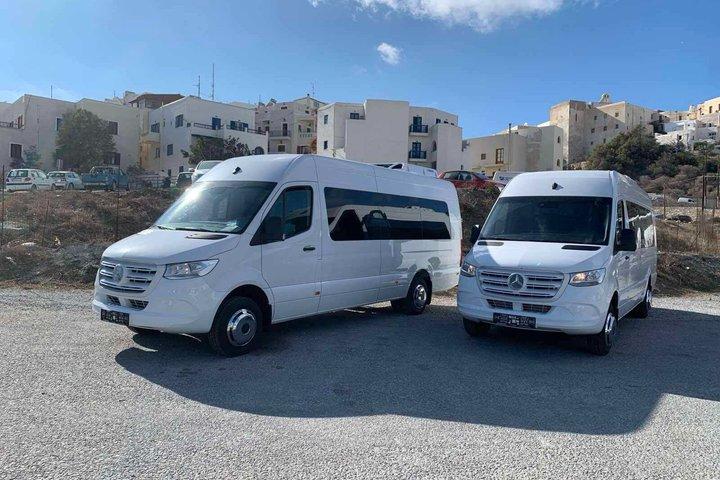 Trasferimento condiviso di sola andata dall'aeroporto di Naxos Port all'hotel