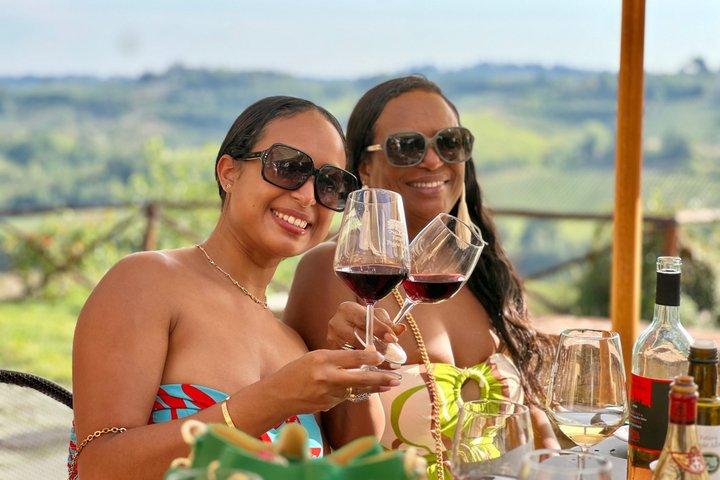 Chianti Wijnhuizen Tour, middeleeuwse dorpen, Lunch, Wijnproeverijen