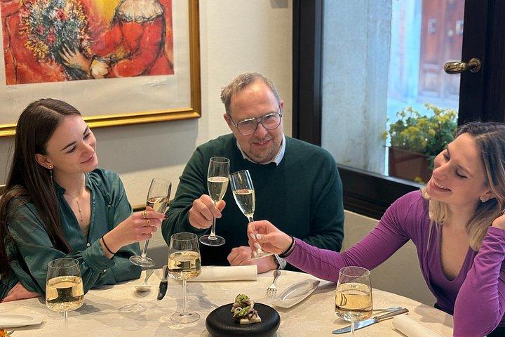 Dégustation de vin vénitien et prosecco