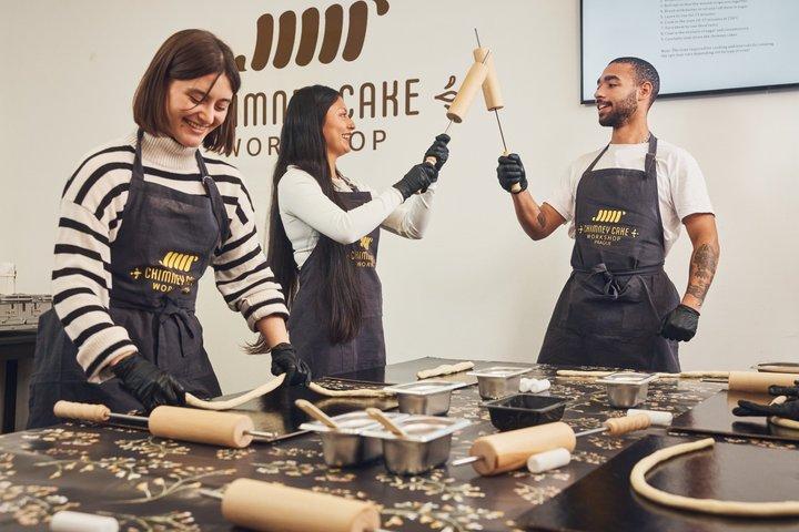 Prag Traditionell skorstenskaka Trdelník Making Workshop