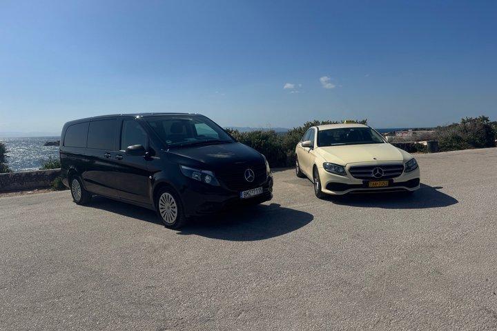 Traslado privado desde el aeropuerto de Atenas al centro de la ciudad