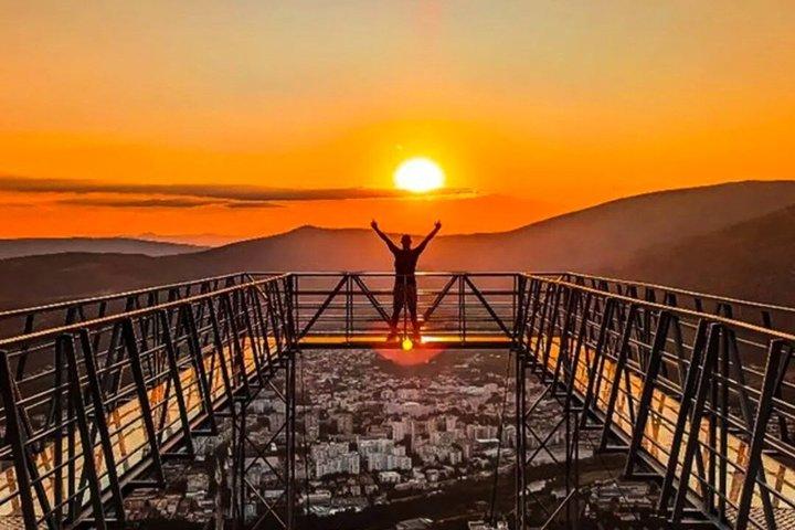 Mostar Skywalk Fortica Hill Tour mit Panoramablick