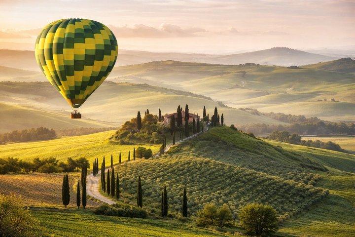 Balão de ar quente privado para Pienza, Montalcino e Val D'orcia
