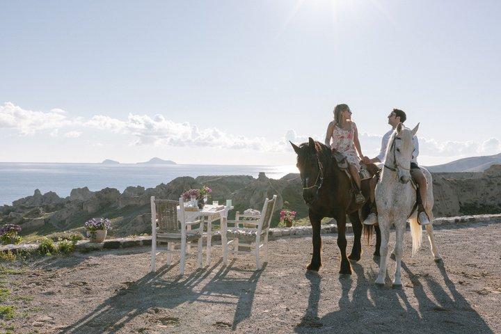 Experiencia privada de equitación con picnic romántico