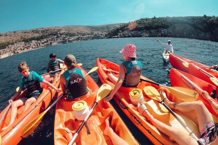 Tour en kayak por la isla de Lokrum y la cueva de Betina