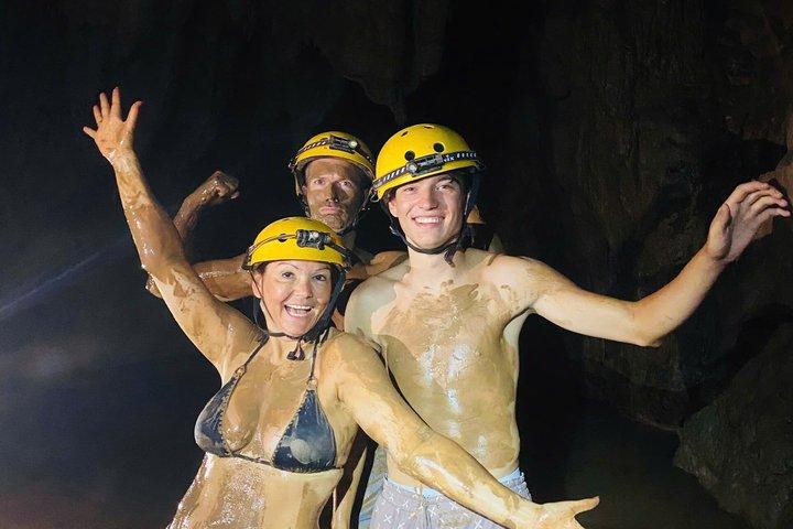 Paradise Cave og Dark Cave eventyr lille gruppe tur