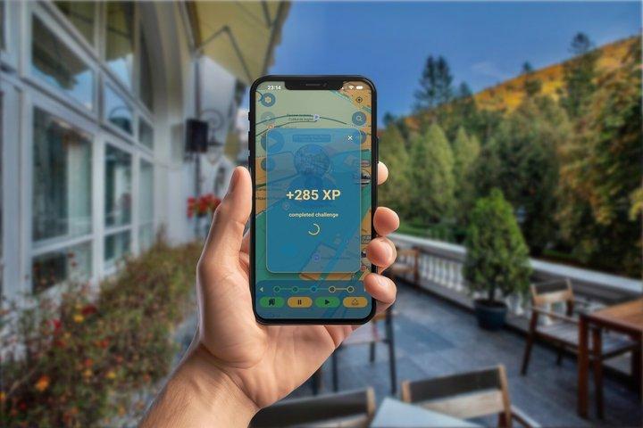 Sinaia Royal Summer Dream GPS App Wandeltocht Mobiele Game