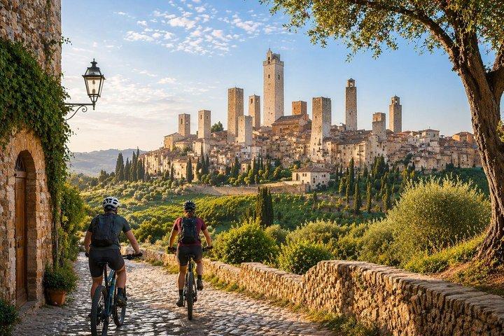San Gimignano : Tour en eBike Virtual-Guided