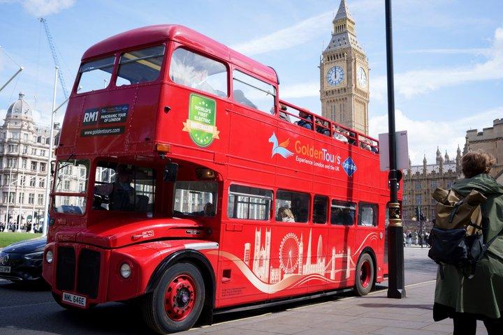 Primer tour en autobús Routemaster eléctrico de Londres con guía en vivo