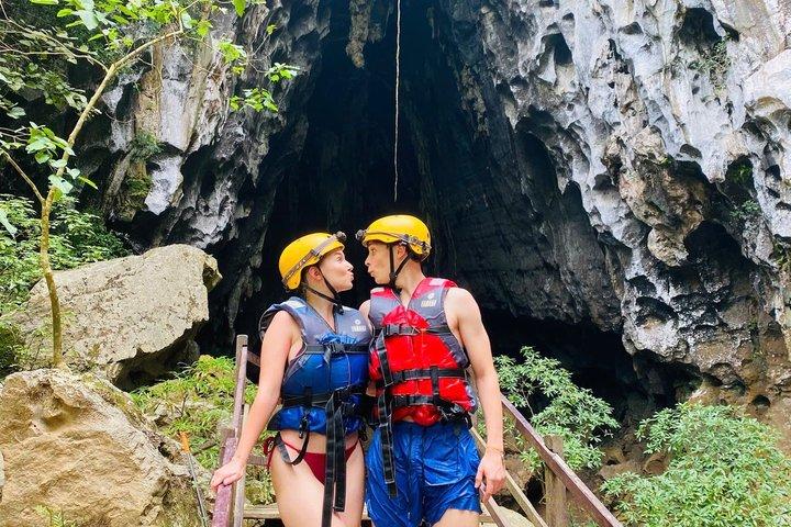 Paradise Cave og Dark Cave eventyr lille gruppe tur