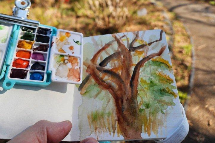 Kyoto Vor Ort Aquarell-Workshop