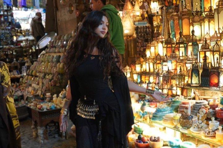 Excursion shopping de luxe avec balade en felouque sur le Nil