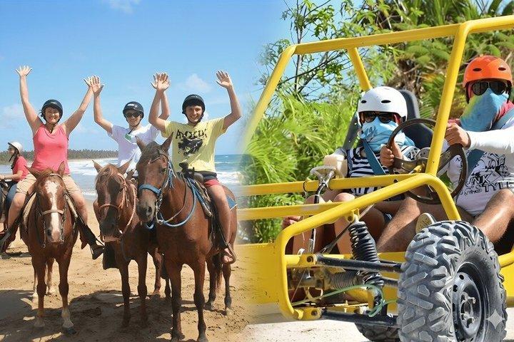 Reiten, Buggies und Strand Flucht Bernstein Bucht Taino Bay