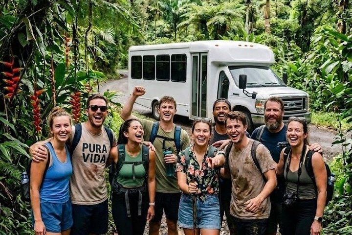 Excursión de aventura por el río y la playa El Yunque