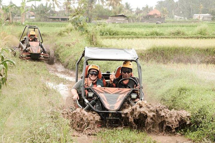 Ubud UTV Buggy Ride con campo di riso, fango e tunnel