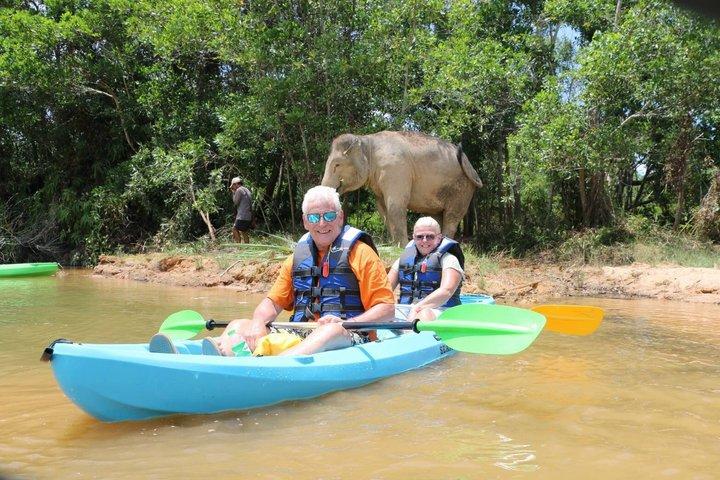 Phuket Elephant Observation & Lake Kayaking Tour