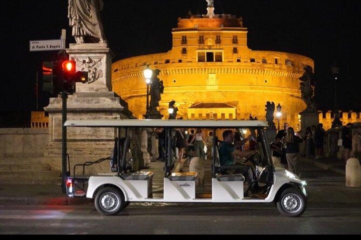 Rome by Night Carrinho de golfe Tour Privado
