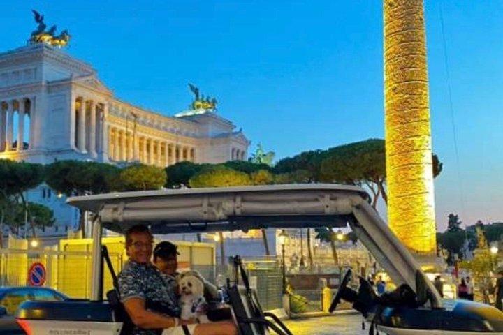 Rome by Night Carrinho de golfe Tour Privado