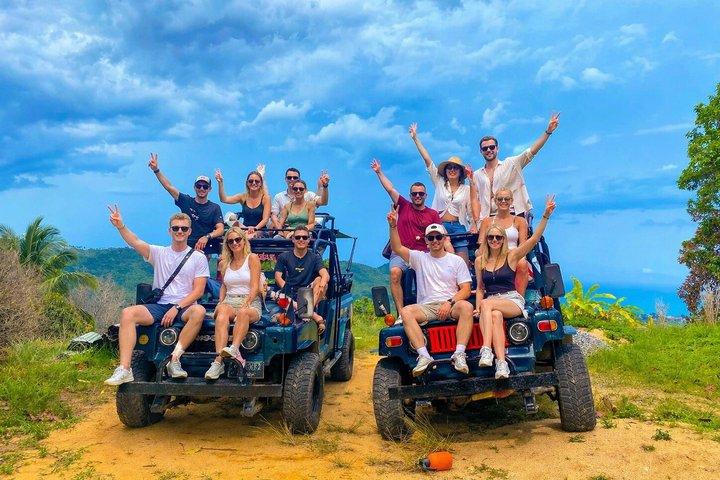 SAFARI EN JEEP JUNGLE autour de Koh Samui (écologique) avec déjeuner