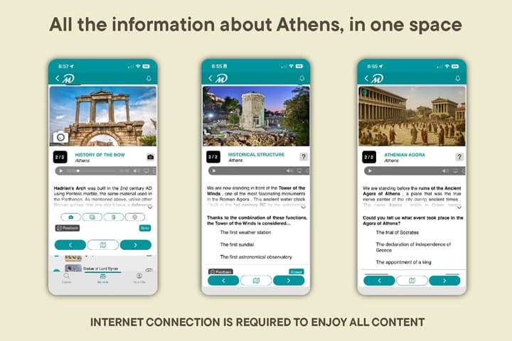 TOP Athens : Private Guided Tour with your mobile